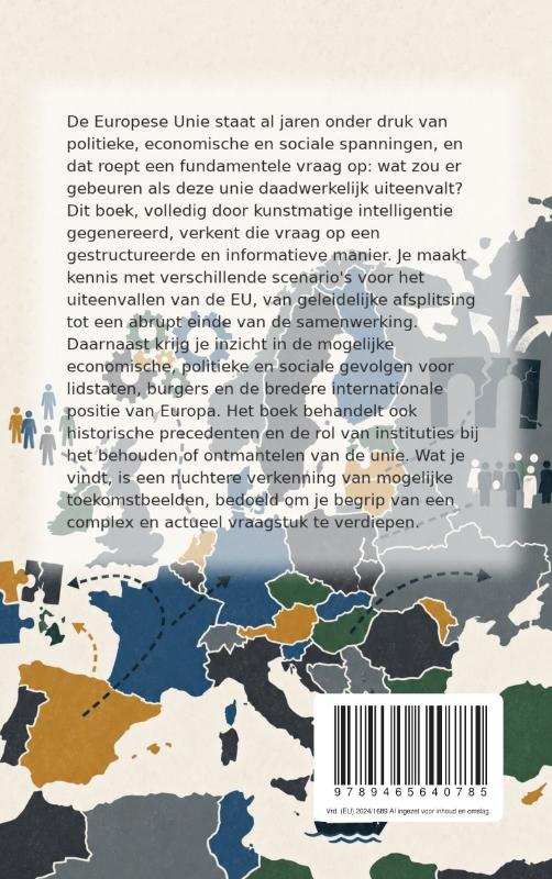 Achterkant van Wat als de EU uiteenvalt