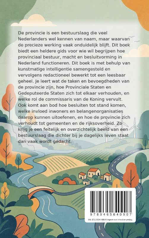 Achterkant van Hoe de provincie werkt