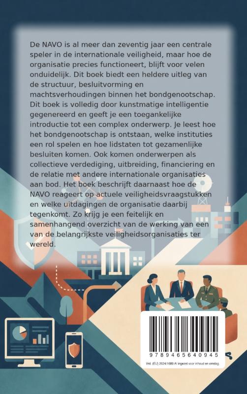 Achterkant van Hoe de NAVO werkt