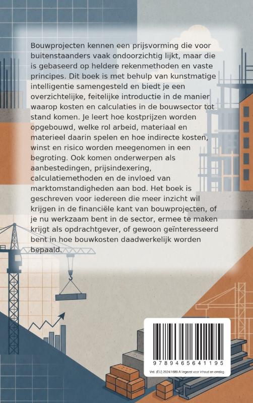 Achterkant van Hoe de bouwsector rekent