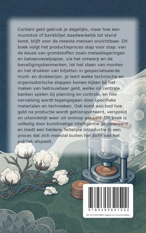 Achterkant van Hoe contant geld gemaakt wordt