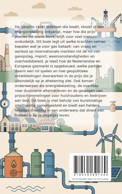 Achterkant van Hoe de gasprijs tot stand komt