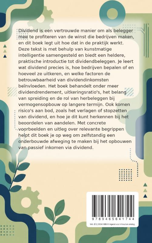 Achterkant van Hoe dividend werkt