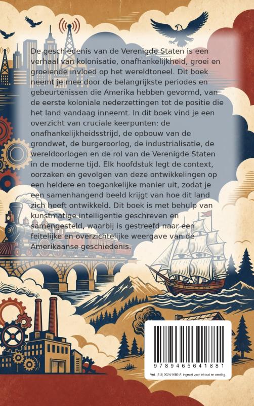 Achterkant van De Amerikaanse geschiedenis in het kort