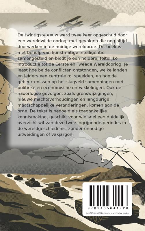 Achterkant van De wereldoorlogen in het kort