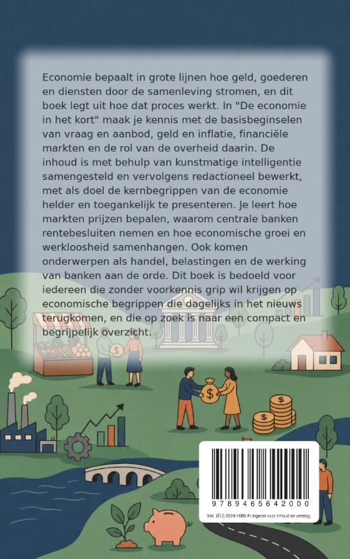 Achterkant van De economie in het kort