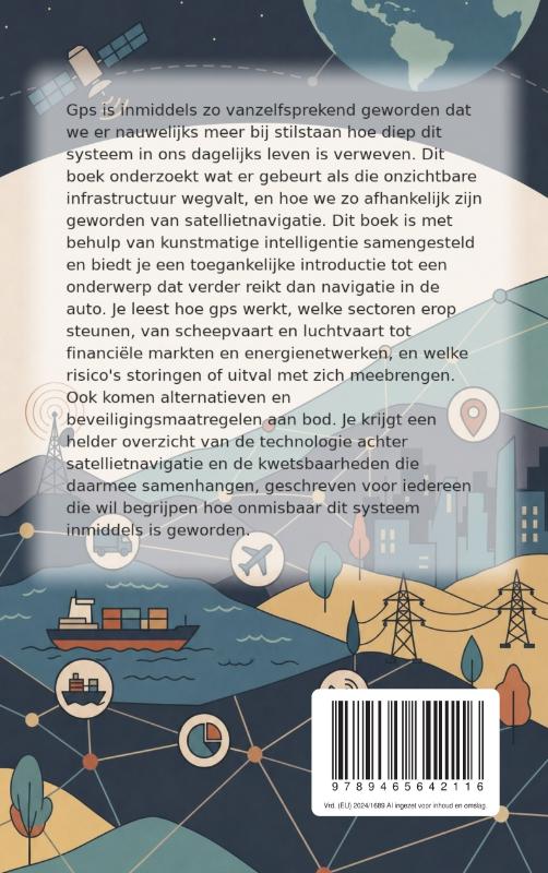 Achterkant van Wat als het gps-systeem uitvalt