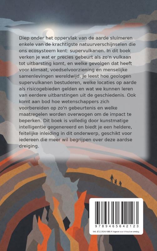 Achterkant van Wat als een supervulkaan uitbarst