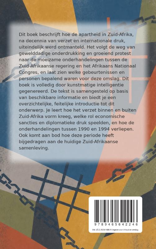 Achterkant van Hoe de apartheid eindigde