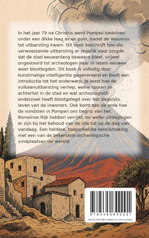 Achterkant van Hoe Pompeii bewaard bleef