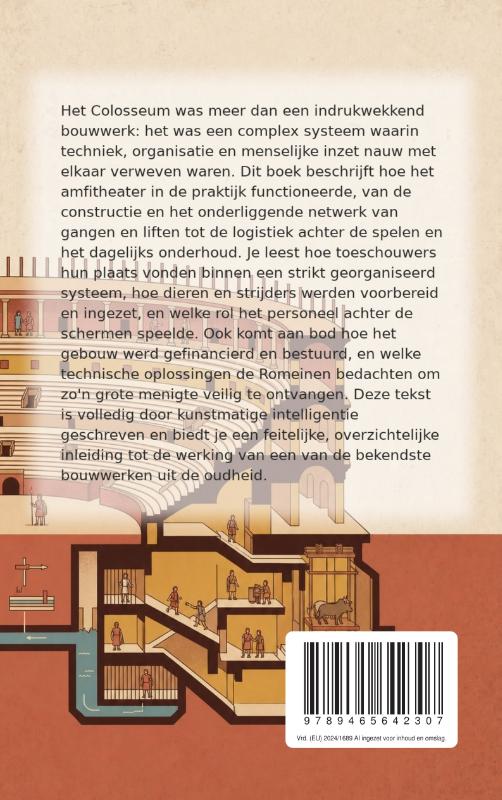 Achterkant van Hoe het Colosseum werkte