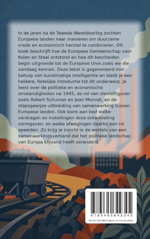 Achterkant van Hoe de EU ontstond uit kolen en staal