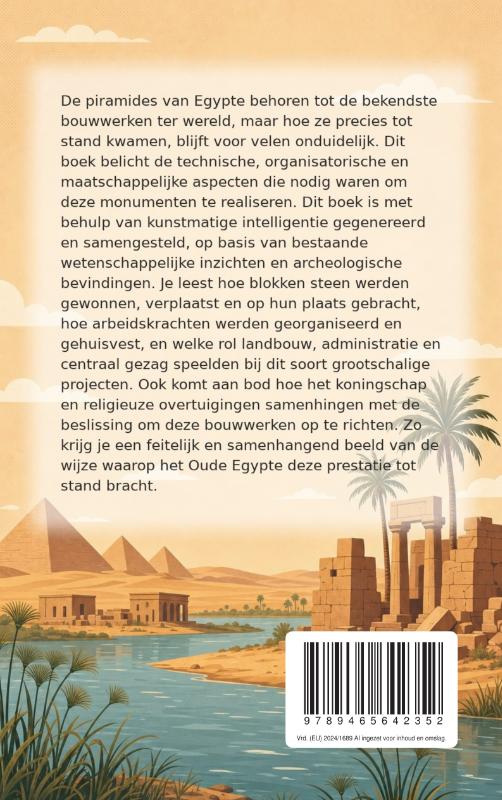 Achterkant van Hoe farao's hun piramides bouwden