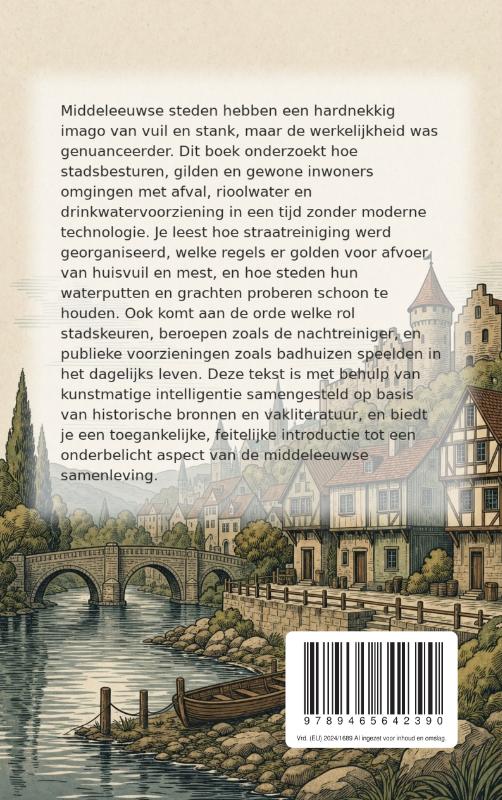 Achterkant van Hoe middeleeuwse steden schoon bleven
