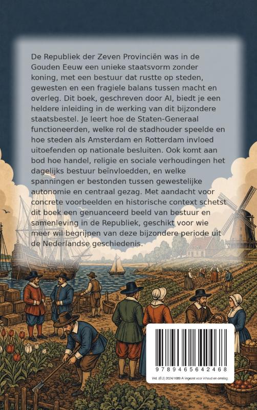 Achterkant van Hoe de Republiek der Zeven Provinciën werkte