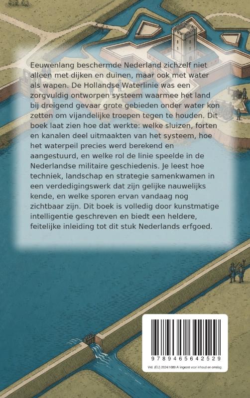 Achterkant van Hoe de Hollandse Waterlinie werkte