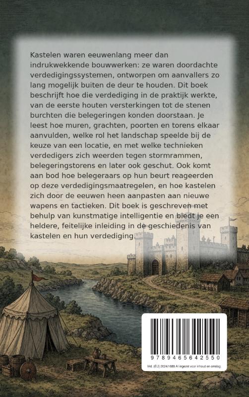Achterkant van Hoe kastelen verdedigd werden