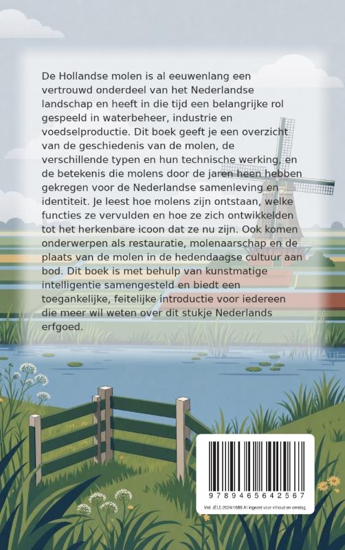 Achterkant van Alles over de Hollandse Molens