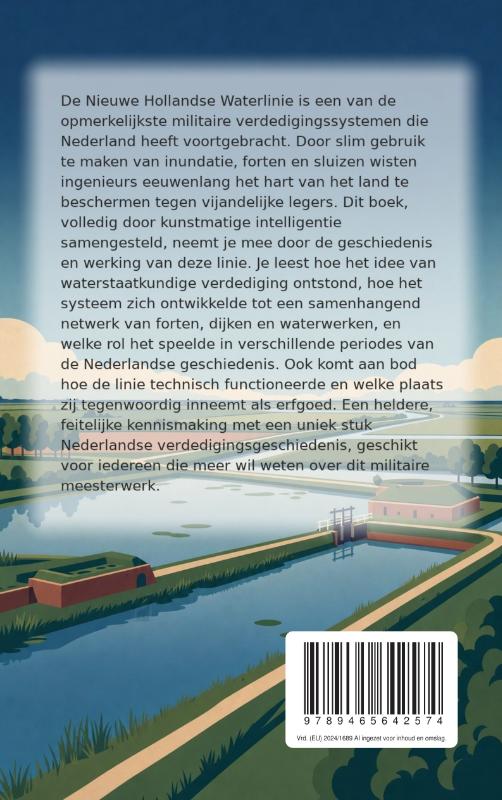 Achterkant van Alles over de Nieuwe Hollandse Waterlinie
