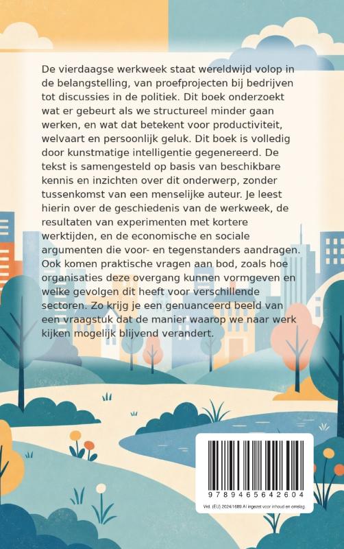 Achterkant van Wat als iedereen vier dagen werkt