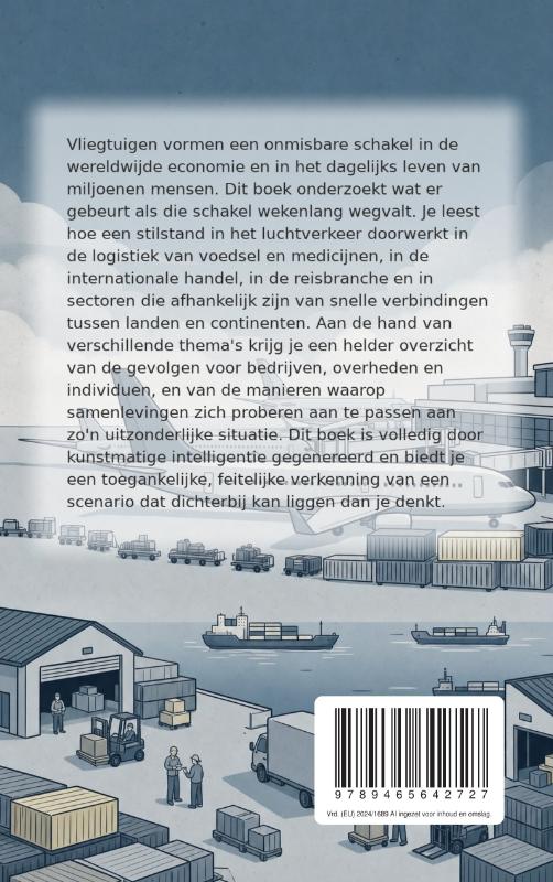 Achterkant van Wat als het vliegverkeer wekenlang stilligt