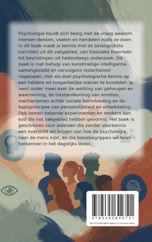 Achterkant van De psychologie in het kort