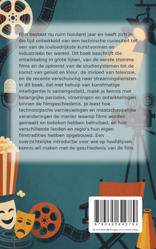 Achterkant van De filmgeschiedenis in het kort