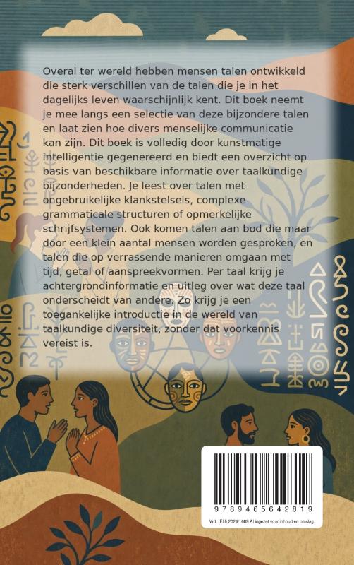 Achterkant van De vreemdste talen ter wereld