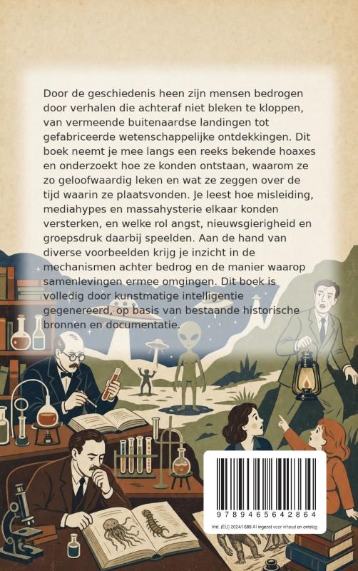 Achterkant van De grootste hoaxes die iedereen geloofde
