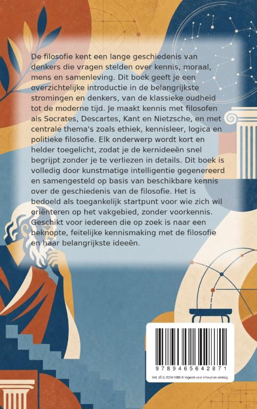 Achterkant van De filosofie in het kort