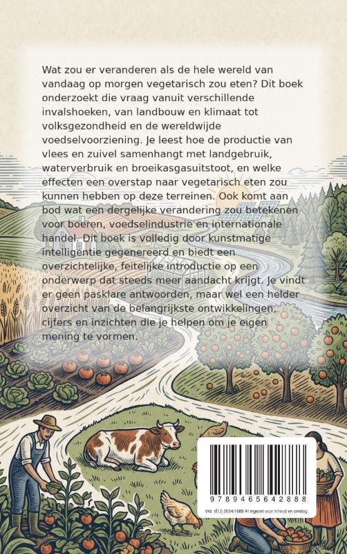 Achterkant van Wat als iedereen vegetarisch eet