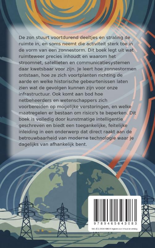 Achterkant van Hoe zonnestormen het stroomnet bedreigen