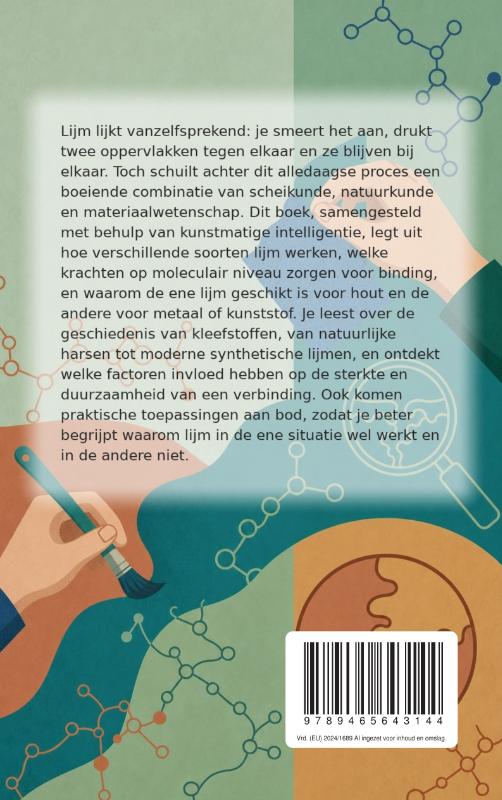 Achterkant van Hoe lijm plakt