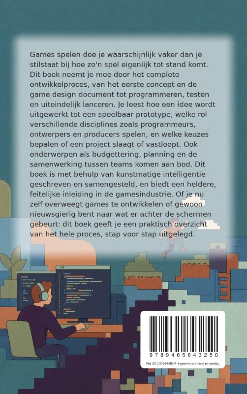 Achterkant van Hoe games gemaakt worden