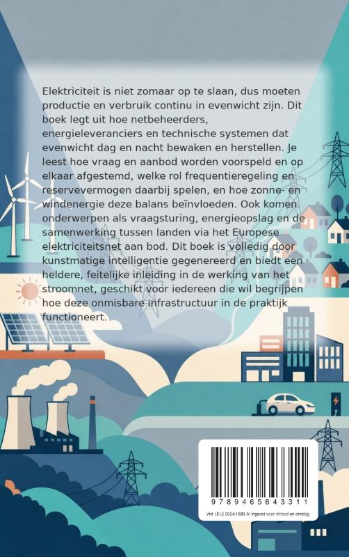 Achterkant van Hoe het stroomnet in balans blijft