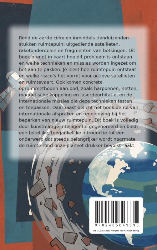 Achterkant van Hoe ruimtepuin opgeruimd wordt