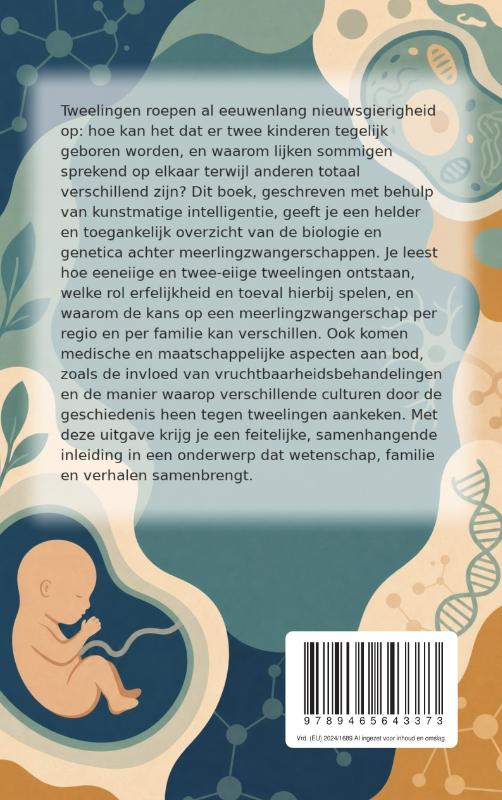 Achterkant van Hoe tweelingen ontstaan