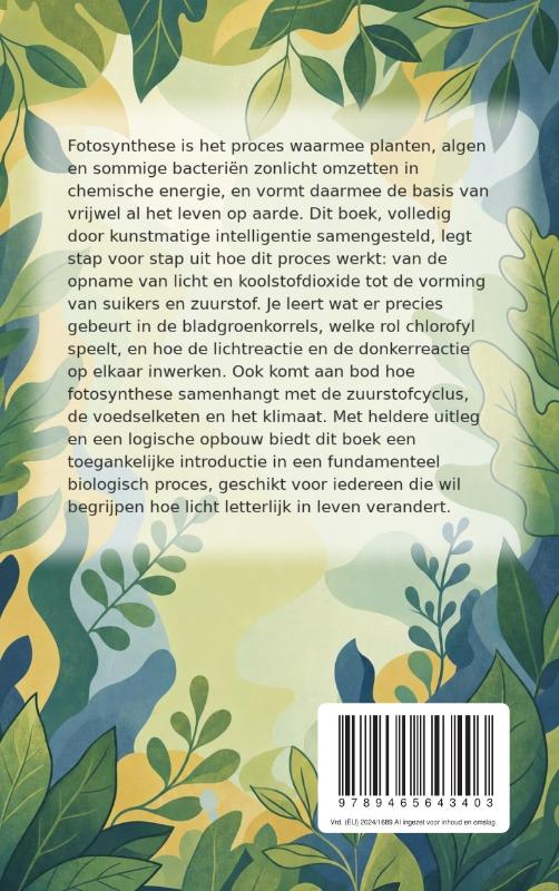 Achterkant van Hoe fotosynthese werkt
