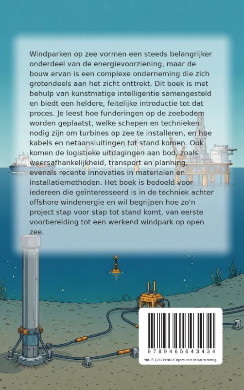 Achterkant van Hoe windparken op zee gebouwd worden