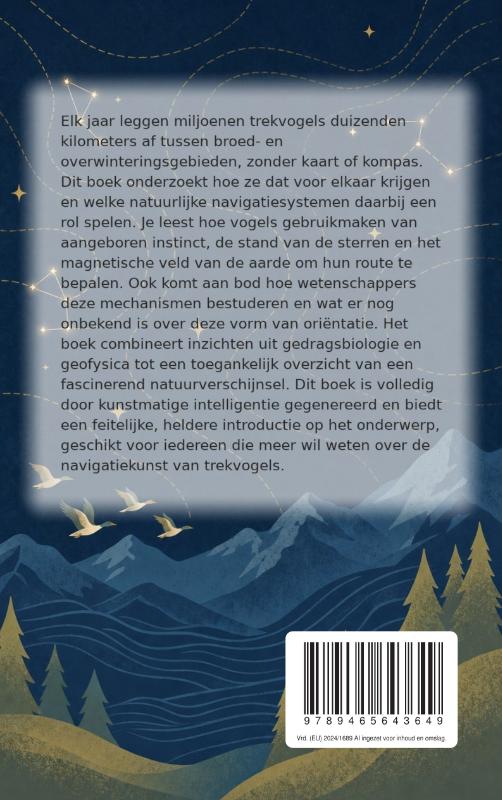 Achterkant van Hoe trekvogels de weg vinden