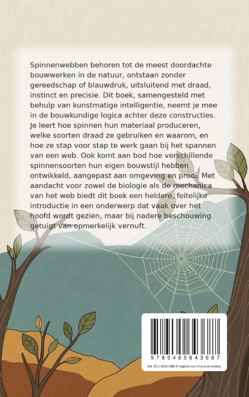 Achterkant van Hoe spinnen hun web bouwen