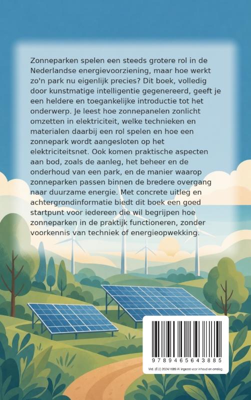 Achterkant van Hoe zonneparken werken