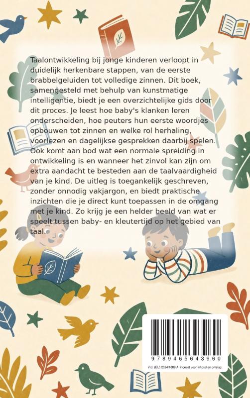 Achterkant van Hoe kinderen leren praten