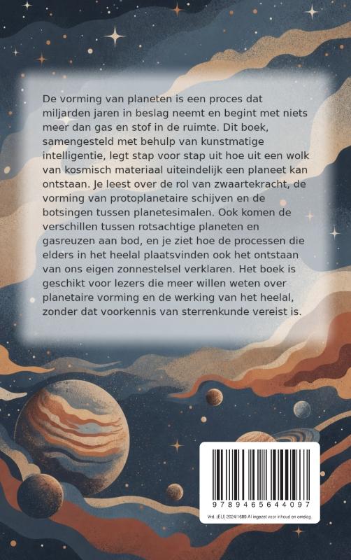 Achterkant van Hoe planeten ontstaan
