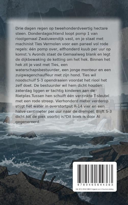 Achterkant van Overstort