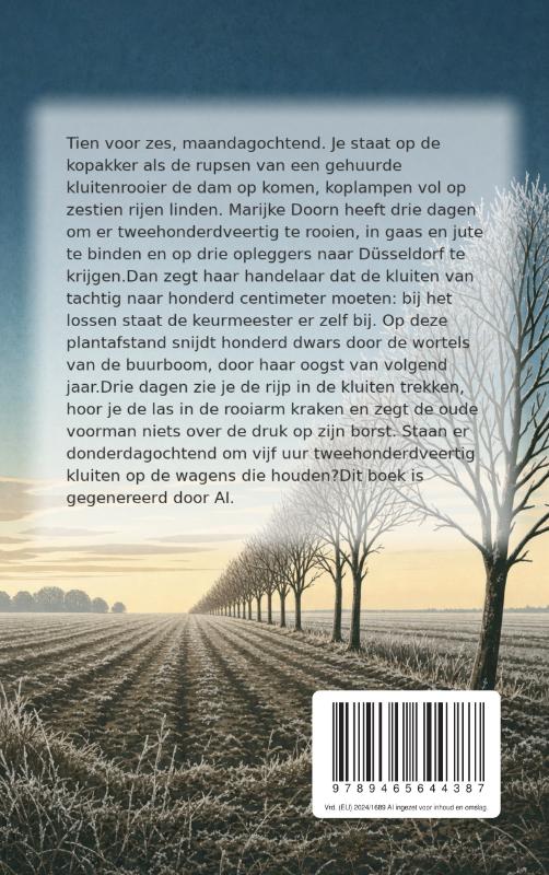 Achterkant van Tweehonderdveertig linden