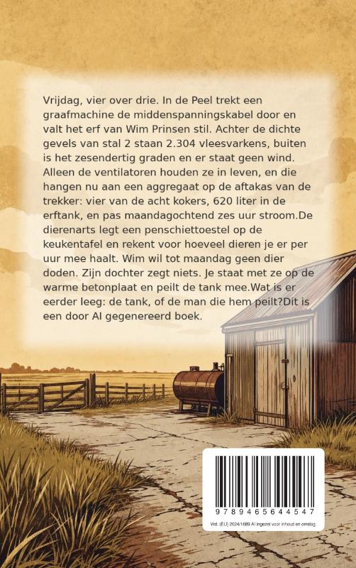 Achterkant van Aftakas