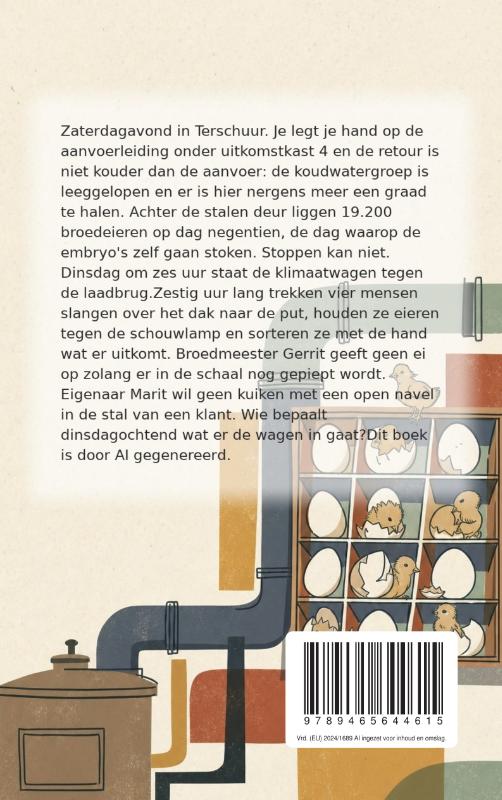Achterkant van Het uitkomstvenster