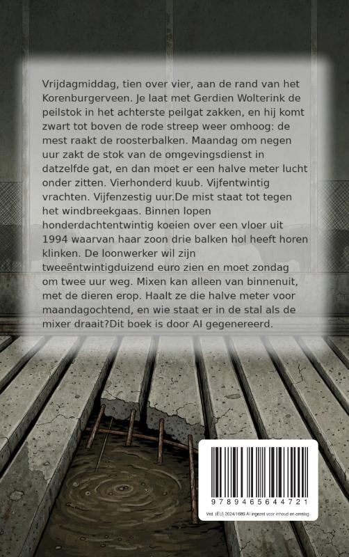 Achterkant van Halve meter