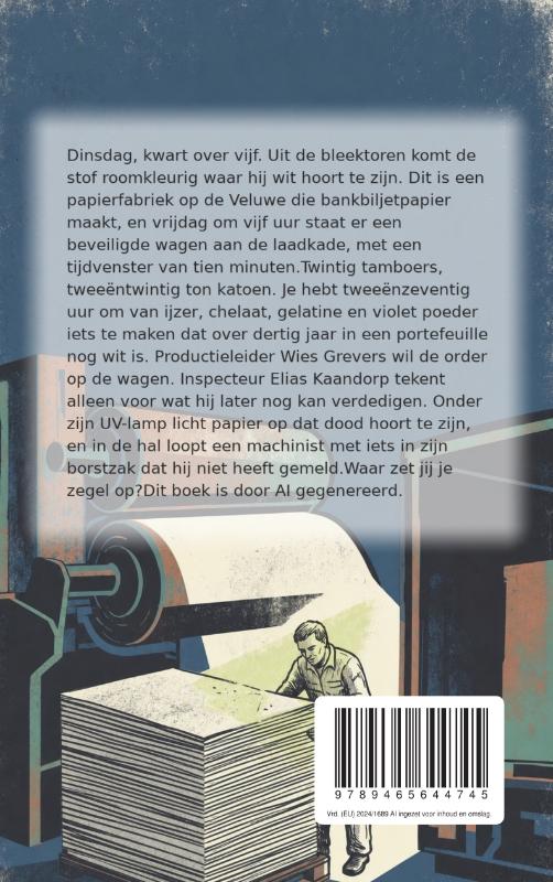 Achterkant van Terugval